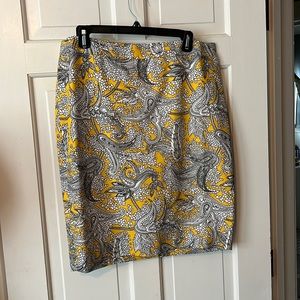 J. Crew linen skirt, size 12.
